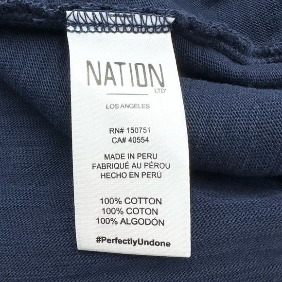 Nation LTD Arabelle Party Tee Navy - Picture 15 of 16